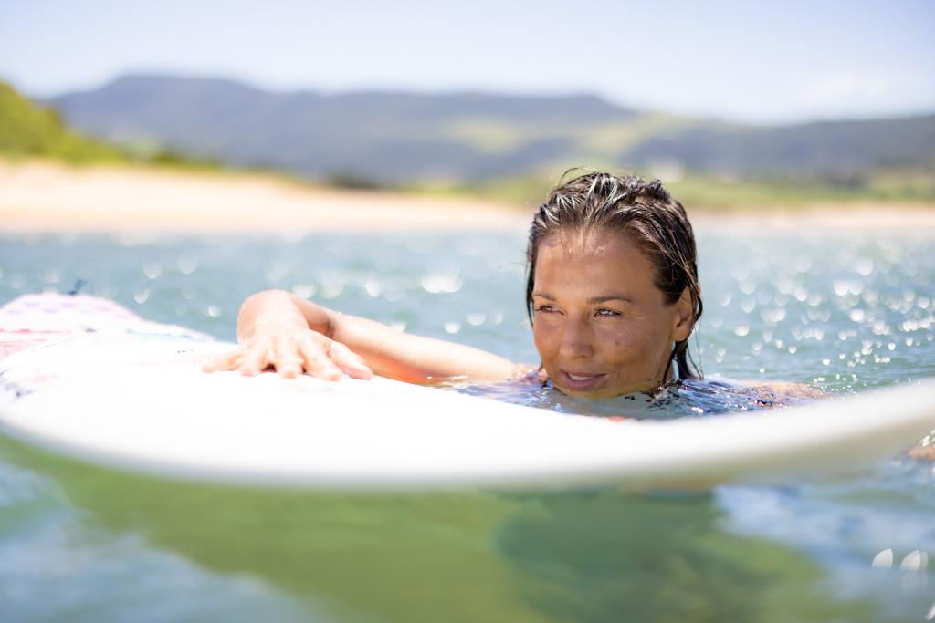Pro-surfer Sally Fitzgibbons for World Surf League