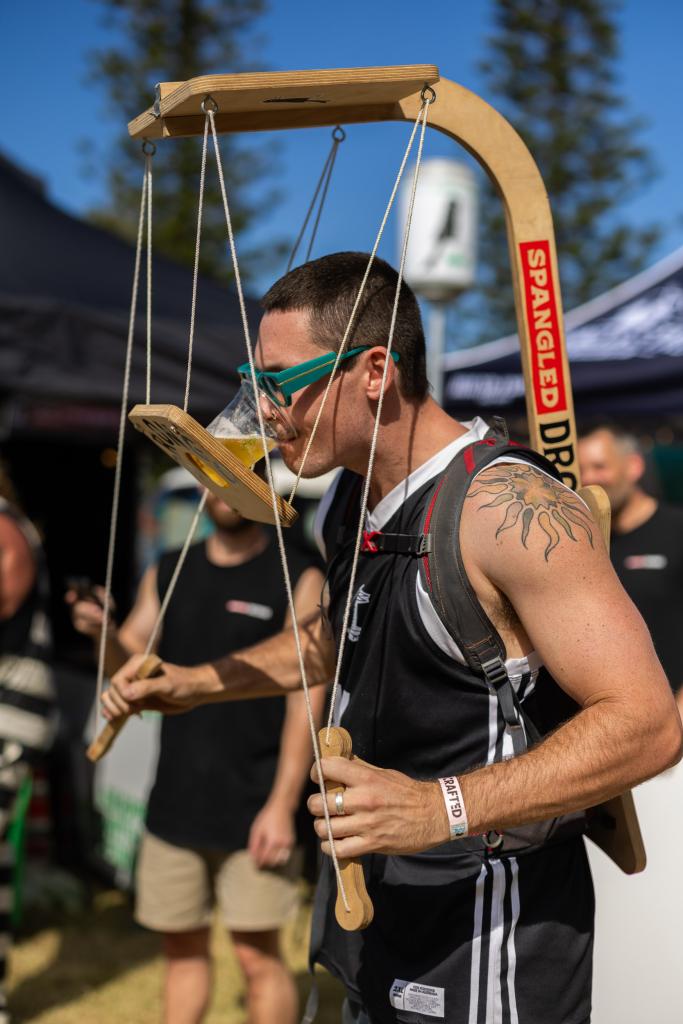 Festival event photography featuring Spangled Drongo beer at Crafted Festival